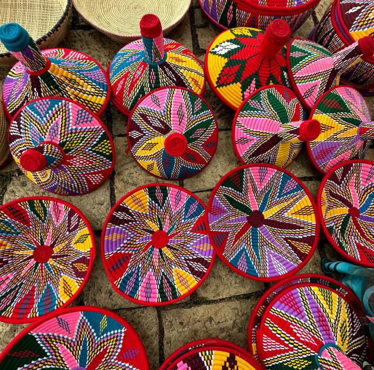 Ethiopian coffee ceremony goods and spices